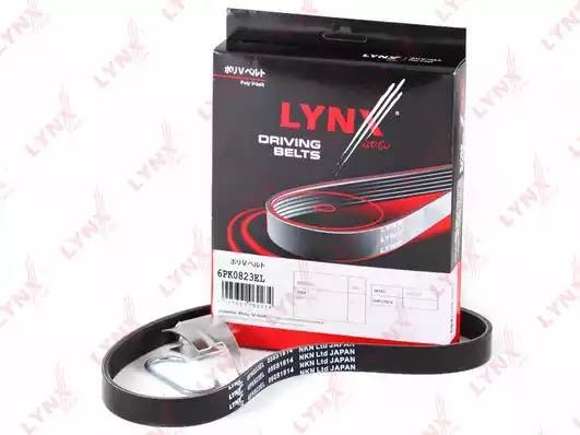 Ремень генератора для а/м ВАЗ 2190 (6PK823) "LYNXauto" 6PK0823EL LYNXAUTO