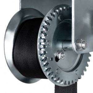 Лебедка барабанная 0.8т L=7.5м ленточная MATRIX 522715 MATRIX