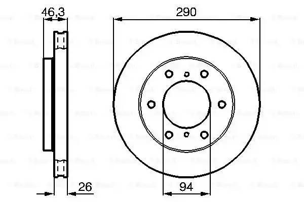 MITSUBISHI PAJERO/MONTERO IV (V8, V9) (2007-2021) 0 986 478 990 BOSCH