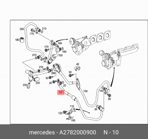 MERCEDES BENZ GL-CLASS X166 (GL/GLS) (2012>) A 278 200 09 00 MERCEDES BENZ