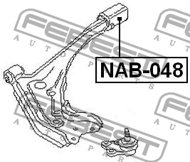 Сайлентблок NAB-048 NAB-048 FEBEST