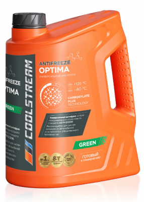 Антифриз зеленый -40C 5.3кг/5л Optima COOL STREAM CS010702GR COOLSTREAM