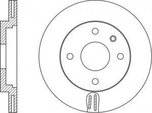 Диск тормозной CHEVROLET AVEO 11-/COBALT 11-  RN1560 RN1560 NIBK