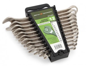 набор ключей! комбинированный 12шт (ЕВРО), холдер\ 511121 DELO TEHNICI