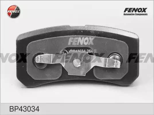 Колодки диск задние C4 12-, Lancer 08-, Outlander II BP43034 BP43034 FENOX