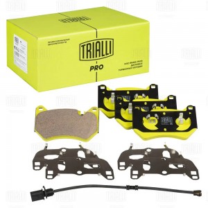 Колодки торм. Audi Q5 (16-) диск. перед. (с порш. зажимом) (с датч) (керам) (PF  PF1006CR TRIALLI