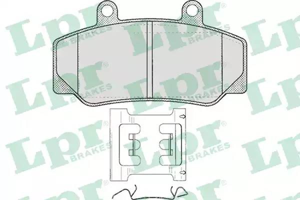 Комплект тормозных колодок 05P318 05P318 LPR