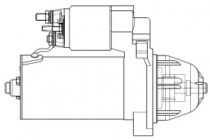 Стартер для а/м Mercedes-Benz Sprinter (W909) (13-) 2.1CDI 1,7кВт (LSt 1509) LST 1509 START VOLT