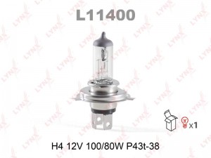 H4 12V-100/80W L11400 LYNXAUTO