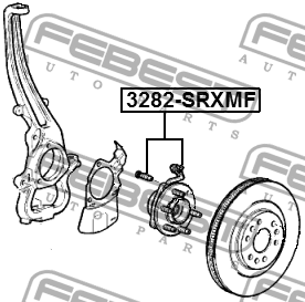 Ступица передняя CADILLAC SRX 2003-2010 3282-SRXMF 3282-SRXMF FEBEST