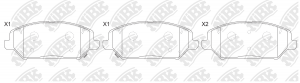 Колодки тормозные KIA Ceed (18-) передние (4шт.) NIBK PN0796 NIBK