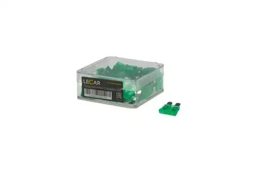 Предохранители 30А, 50 шт, (пластиковый бокс) LECAR Стандарт LECAR000080503 LECAR