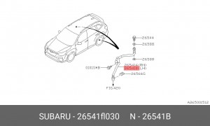 ТОРМОЗНОЙ ШЛАНГ 26541FL030 26541FL030 SUBARU
