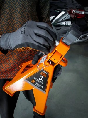 Стойка опорная 3т PRO с зубч. мех., доп.фиксатор, 2 шт. (MIN-300 мм, MAX-444 мм) AJSGP03 AIRLINE