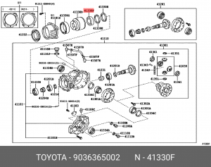 Подшипник муфты 90363-65002 90363-65002 TOYOTA
