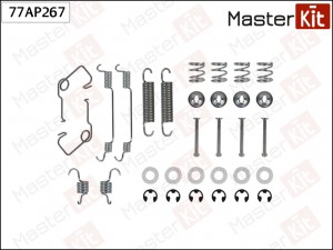 Комплект установочный барабанных колодок Ford TRANSIT TOURNEO 1994 - 2000 77AP26 77AP267 MASTER KIT