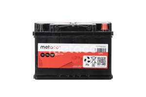 АКБ METACO 75АЧ 660А 278х175х190 (R) ETN0 L375 METACO