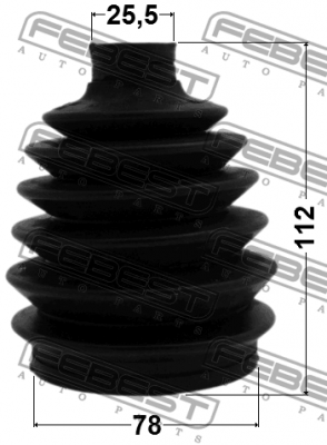 Пыльник ШРУСа наружный (78x112x25.5)  0517P-GHMT 0517P-GHMT FEBEST