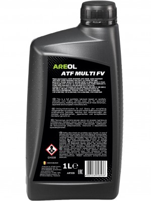 AREOL ATF MULTI FV (1L) масло трансм.для АКПП и ГУР! синт.желт.,ан.Febi 14738JWS AR109 AREOL