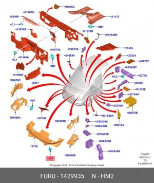 Пистон FORD OE 1 429 935 FORD
