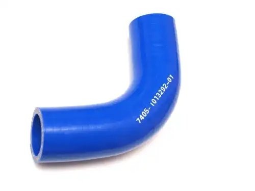 Патрубок теплообменника КАМАЗ угловой (D31 L125/130) силикон (TECHNIK) 7405101329201 TECHNIK