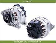 Генератор HYUNDAI Accent,Elantra,Getz,Matrix 14В 90А TESLA TECHNICS TT12319 TESLA TECHNICS