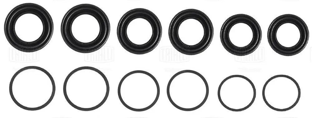 Ремкомплект для 6-ти порш. суппортов CRC 6106/CRC 6116 перед. d=27/31,8/38,2мм ( RCF 084771 TRIALLI