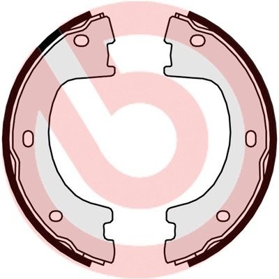 S50521 колодки барабанные ручника!\ MB Sprinter (906) 3-t/3,5-t/5-t 06> S 50 521 BREMBO