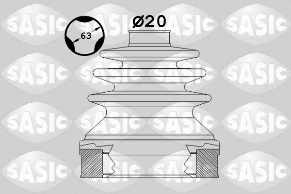 Пыльник ШРУСа внутренний PEUGEOT 207/208 1900003 1900003 SASIC