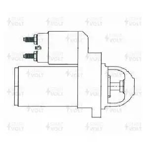 Стартер для а/м Hyundai SolariS(10-)/i30 (07-)1.4i/1.6i (Z8, M6)0,9кВт LST0826 LST 0826 START VOLT