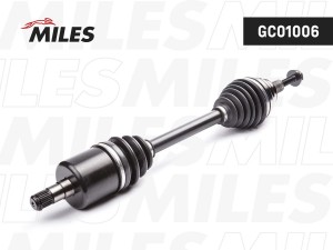 Привод в сборе левый AUDI A3/SKODA OCTAVIA/VW PASSAT/GOLF 1.6-2.0 03- (GKN 30476 GC01006 MILES