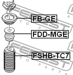 Отбойник амортизатора FDD-MGE FDD-MGE FEBEST