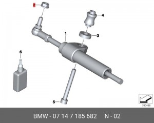 Гайка BMW OE 07 14 7 185 682 BMW