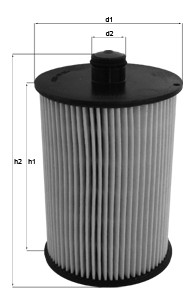 Фильтр топливный VW Cafter MAHLE KX222D MAHLE KNECHT