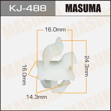 Пистон обивки универсальный MASUMA KJ488 MASUMA