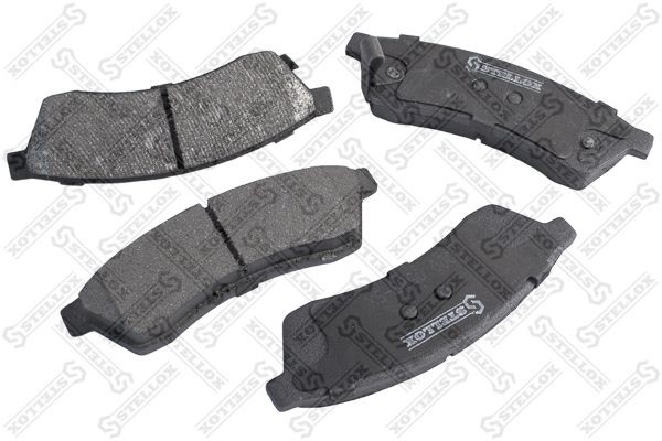 колодки дисковые задние! с антискрип. пластинами\ Chevrolet Epica 2.0/2.5 05> 000-058B-SX STELLOX