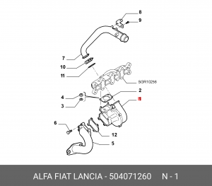НАДДУВ 504071260 FIAT