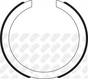 Колодки стояночного тормоза MZ CX-7 2.3 06-15/ 2.2 2.5 09-15/ MPV 2.3 1.6- FN069 FN0696 NIBK