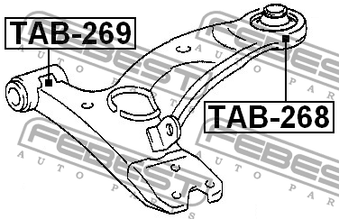 Сайлентблок TAB-268 TAB-268 FEBEST