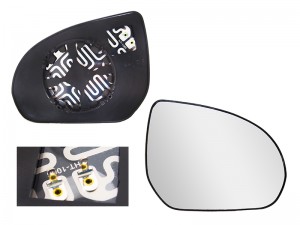 Полотно зеркала KIA RIO 10-17 RH сферическое с обогревом (пр-во Тайвань) ST-121- ST1210114 SAT