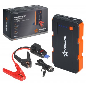 Аккумулятор пусковой 7200мАч (26,6Втч), 400А, 14.8V, умные провода, пуск ДВС 2.4 AEAB005 AIRLINE