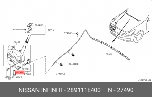 ДАТЧИКSENSOR A 28911-1E400 289111E400 NISSAN