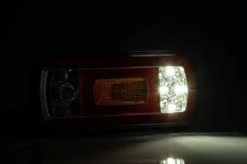 фонарь задний! LED, LH/RH, 5-функц. без осв. ном. знака, с проводом 1м\ FT130NTCOFLED FRISTOM