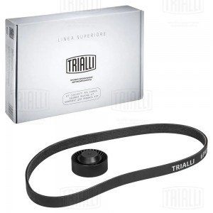 Ремень генератора для а/м ВАЗ 2190 (6PK995+ ролик) "TRIALLI" c кондиционером GD 691 TRIALLI
