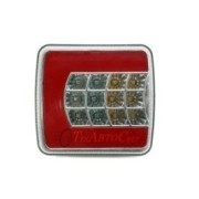 фонарь задний! ФЗУ-1 LED (12В) NEON , 1-секц, размер 105х100х35мм Universal ТАСФЗУ1NLED TEH AVTO SVET