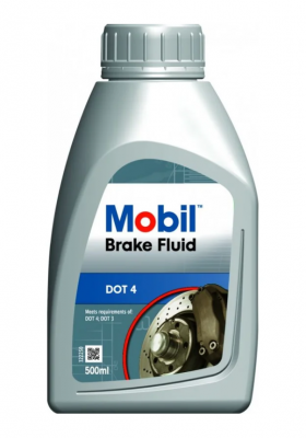 Жидкость тормозная DOT-4 500мл MOBIL 150906R MOBIL