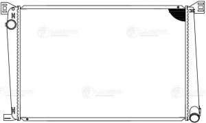 Радиатор охл. для а/м MINI ClubmaN(07-)/CountrymaN(10-) LRC2601 LRC 2601 LUZAR