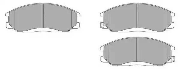 колодки дисковые передние!\ Hyundai Santa Fe 2.4-2.0CDi 01> FBP1614 FREMAX