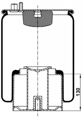 MAN TGA с металлическим стаканом T0070-4882V2 TOPCOVER