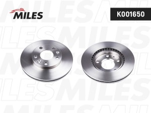 Диск тормозной RENAULT Duster (10-) передний (1шт.) MILES K001650 MILES